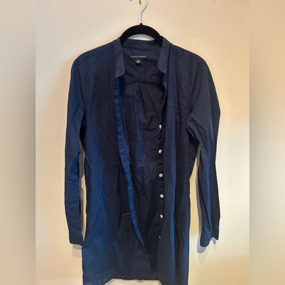 Blue Banana Republic button up